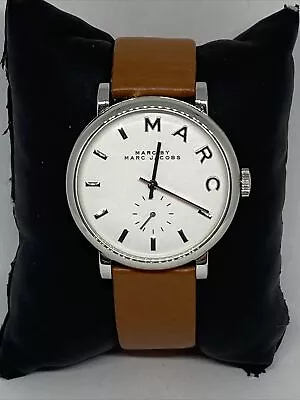 Marc By Marc Jacobs Amy MBM1285 Women's Brown Leather Analog Quartz Watch WFH110 • $39.99