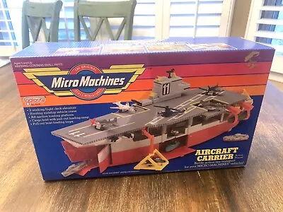 Vintage Micro Machines Aircraft Carrier Original Box Only EMPTY BOX 1988 • $29.99