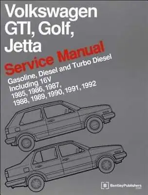 Volkswagen GTI Golf And Jetta Service Manual: 1985 1986 1987 1988 1989 • $114.02