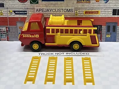 Vintage Tiny Mini Tonka 595 Red Fire Engine Pumper Truck (LADDERS ONLY) • $6