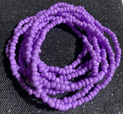 £3.10 • Buy Lavender Bead Boho Hippie Hippy Yoga Beaded Stretchy Ankle Bracelet Anklet
