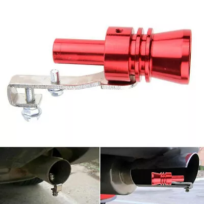 Turbo Sound Exhaust Muffler Pipe Whistle Car Auto Accessories XL Red Universal  • $5.99