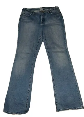 $24.24 • Buy Z Cavaricci Jeans Size 12 Womens Bootcut Medium Wash Blue Denim￼