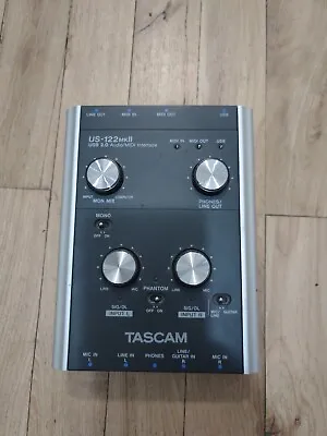 Tascam US-122MK II USB 2.0 2-channel Audio/MIDI Interface ONLY Used TESTED W/Box • $29.08