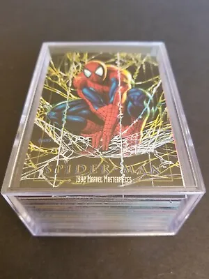 Marvel Masterpieces 1992 Trading Card Set. With Chase RARE • $500