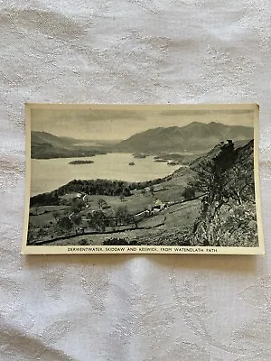 £1.25 • Buy Date Unknown - Real Photo Postcard Derwentwater, Keswick White Border Pc34