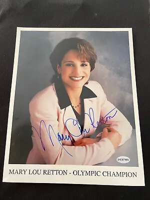 Mary Lou Retton Autograph Olympic Champion 8 X 10 Color Photo • $55