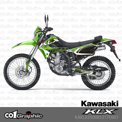 Graphics Decals Stickers Full Kit For Kawasaki Klx 250 D-tracker 250 2008-2024 • $122