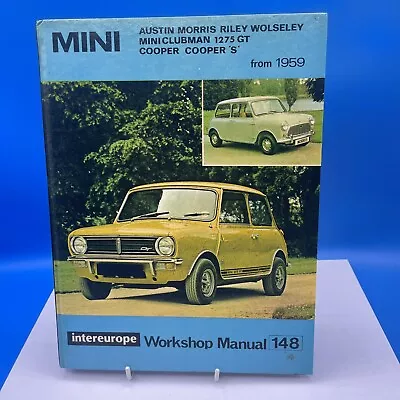 Mini Intereurope Repair Workshop Manual Hardback No 148 Very Good Condition • $19.69