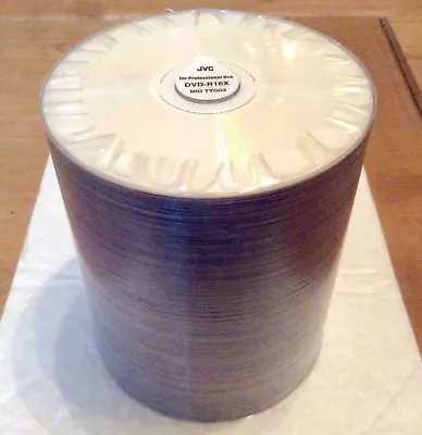 £68.99 • Buy JVC Taiyo Yuden DVD-R 16x  White Everest / Non Printable Made In Japan 100 Pcs