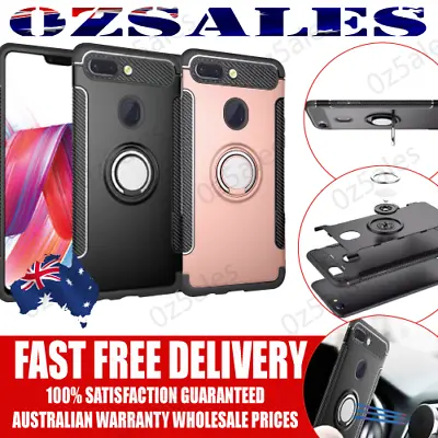 Oppo Ring Stand Heavy Duty Case Cover R9 R9S R11S R11 PLUS R15 Pro A73 A59 S F5  • $12.99