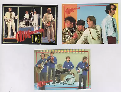  Monkees 1995 Cornerstone Communications 3 Card Promo Set Davy Micky Mike Peter  • $12.99