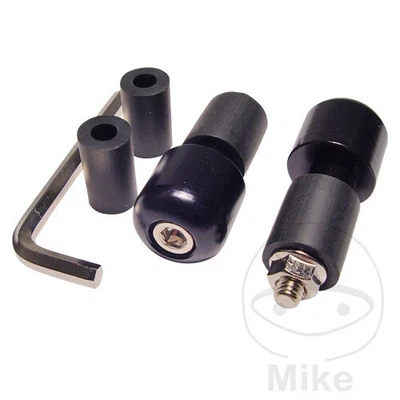 $19.24 • Buy Kreidler Vabene 50 Black Aluminium Weighted Bar Ends (13/17mm)