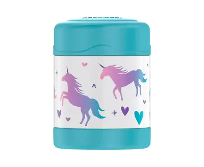 Thermos 290Ml Funtainer Stainless Steel Vacuum Insulated Food Jar - Unicorn • $27.29