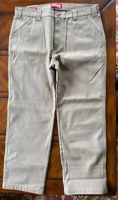 NWT Coleman Men's Fleece Lined Tear Resistant Canvas Utility Pant 36x30 • $19.98