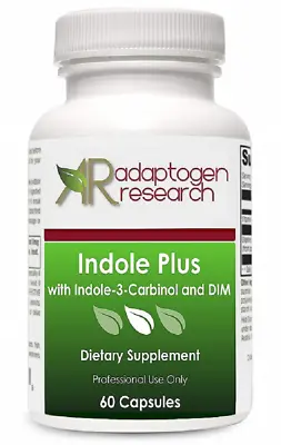 Indole Plus Indole 3 Carbinol & DIM Diindolylmethane Adaptogen Research (60 Caps • $42.99