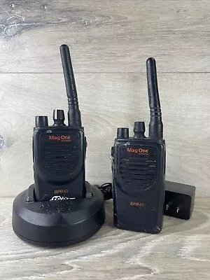 Motorola BPR40 Mag One Set Of 2 Radios 8 Channel 5 Watt VHF 150-174 Buy 1-7 Sets • $80