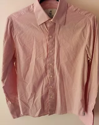 GEORGE & KING Mens Shirt Size 51 Cm Pink RRP $120+ • $9.95