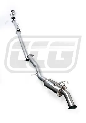 Stainless 3  CatBack Exhaust W/ Recirculated Pipe For 08-15 Mitsubishi Evo X 10 • $599.95