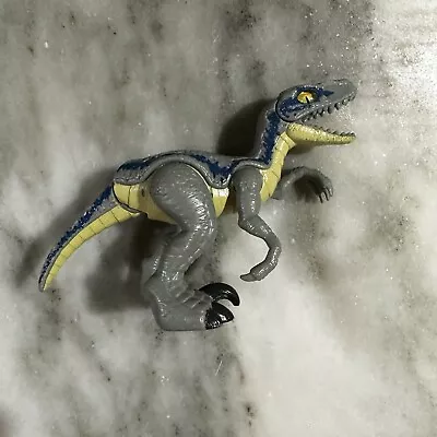 Fisher Price Imaginext Jurassic World Raptor Blue Velociraptor Figure Toy • $8.99