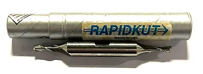 RapidKut 5/32  Cobalt M42 Double End Mill 2 Flute USA Made • $11.55
