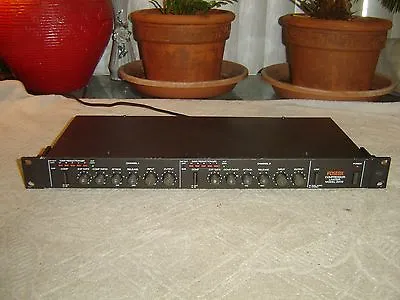 Fostex 3070 2 Channel Compressor Limiter 120V Vintage Rack • $180