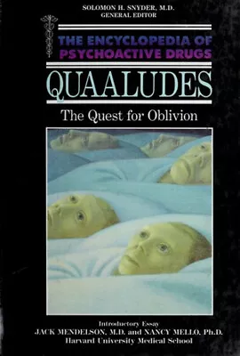 Quaaludes : The Quest For Oblivion Library Binding Gary Carroll • $8.31