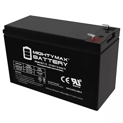 Mighty Max 12V 7.2AH SLA Battery For Marcum VX-1Pro • $19.99