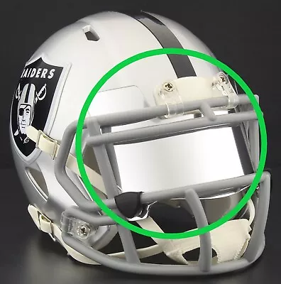 EYE SHIELD / VISOR  ONLY! For LAS VEGAS RAIDERS Mini Football Helmet • $12.99