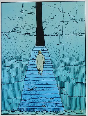 Moebius Art Color Lithograph Jean Giraud Unsigned Page 25 Last One • $109.95