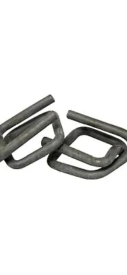 500 X Metal Buckles Clips / Seals For 12mm Hand Pallet Strapping Banding PHOS • £22