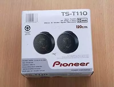 Pioneer TS-T110 240W Peak (80W RMS) 7/8-Inch Hard-Dome Tweeter (Pair) Brand New • $39.99