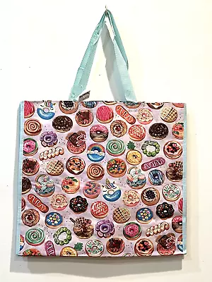DONUTS Unicorn Sprinkles Cronuts Mochi Durable Reusable Grocery Shopping Bag NEW • $4.85