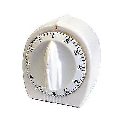 Long Ring Metal Bell Kitchen Cooking Timer 60-Minute Analog Mechanical - 1pc New • $4.70