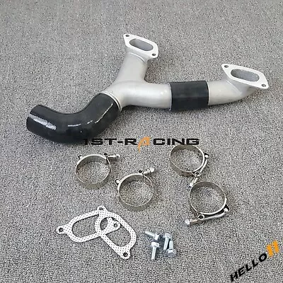 Upgraded Top Mount Intercooler Y-pipe+Clamp Kit For 02-07 Subaru Impreza WRX STI • $79.89