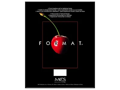 MCS Format Frame 8-1/2x11 Black Value 6 Pack (Same Shipping Any Qty) • $28.50