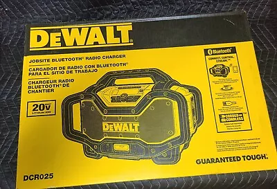 Dewalt DCR025 20v/60v Jobsite Bluetooth Battery Charger Radio • $219