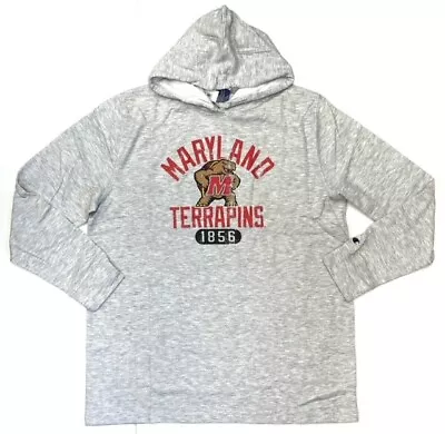 Champion Maryland Terrapins Thermal Long Sleeve Hoodie 2XL • $19.91