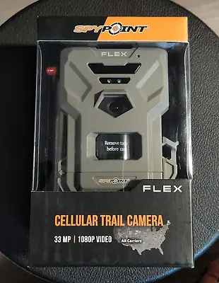 $124.99 • Buy Brand New Spypoint Flex 1080p Cellular Trail Camera 33MP 1080P Gray 01885 NIB