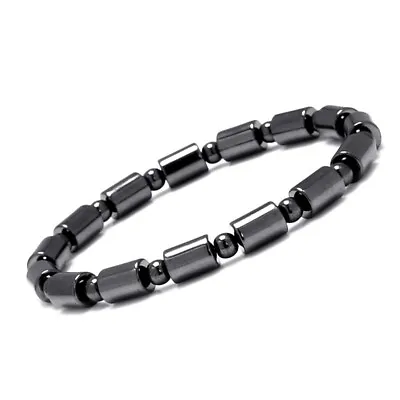 Hematite Bracelet Magnetic Therapy Healing  Pain Relief Weight Loss 19cm Of 21cm • £3.75