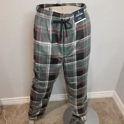 $9.34 • Buy NWT Men's Stafford Plaid Pajama Pants Bottoms Size Small $32