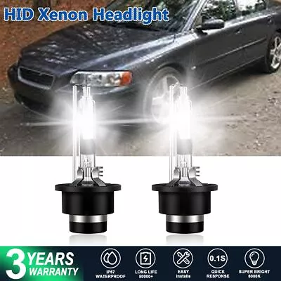 For Volvo S60 S80 V70 XC70 XC90 2004-2006 D2R LED Headlight Bulbs 6000K White • $24.63