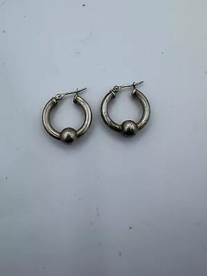 Cape Cod LeStage Sterling Silver Post Ball Earrings Stylish Jewelry 96 • $34.95