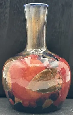 Vintage Moorcroft Pomegranate Small Cabinet Bud Vase Burslem England Pottery • $179.95