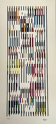 $1039.20 • Buy Yaacov Agam, TAPESTRY Suite Original Serigraph Pencil Signed