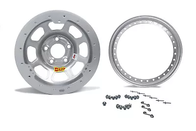 Aero Race Wheels 53-005030S 15X10 3In 5.00 Silver Beadlock • $459.07