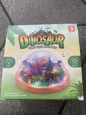 Dinosaur Night Light Music Box  • £11