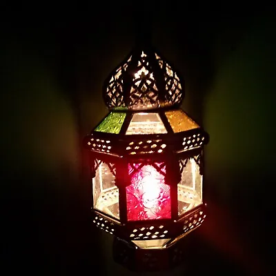 Lantern To Hold Candles.  Handmade.  Moroccan Industry.  Nice Bedroom Decor.   • $69.99