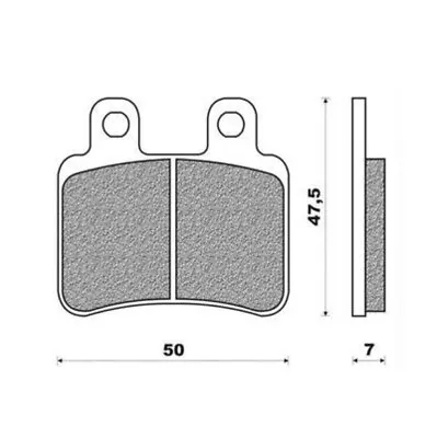 Front Brake Pads Elite Organic For Italjet 150 Jetset 2002 To 2003 • $50.86