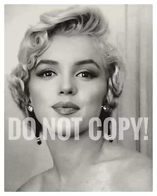 MARILYN MONROE Headshot - 8x10 Photo - Shot On 4x5 B&W Negative - Hollywood  • $24.99